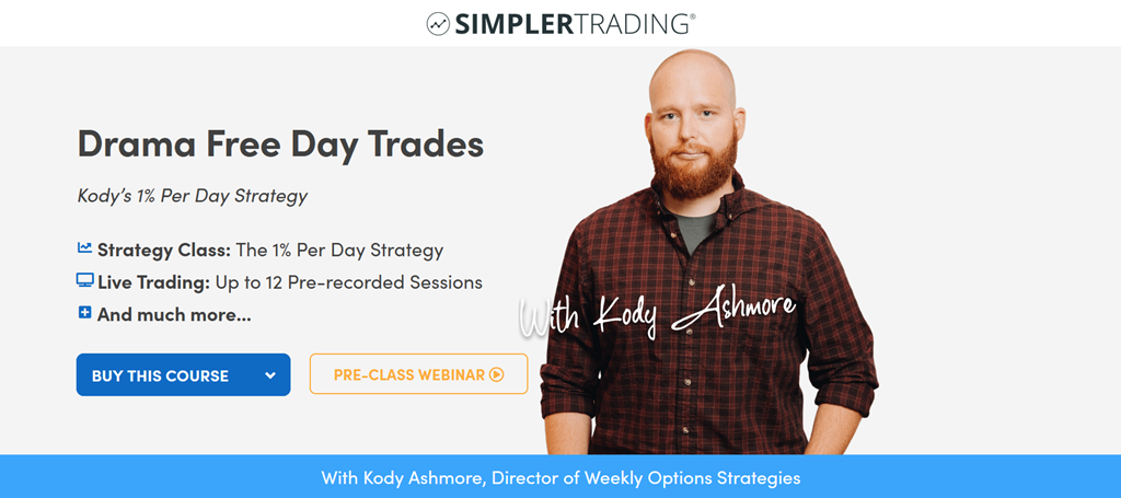 Simpler Trading – Drama Free Day Trades ELITE – Kody Ashmore