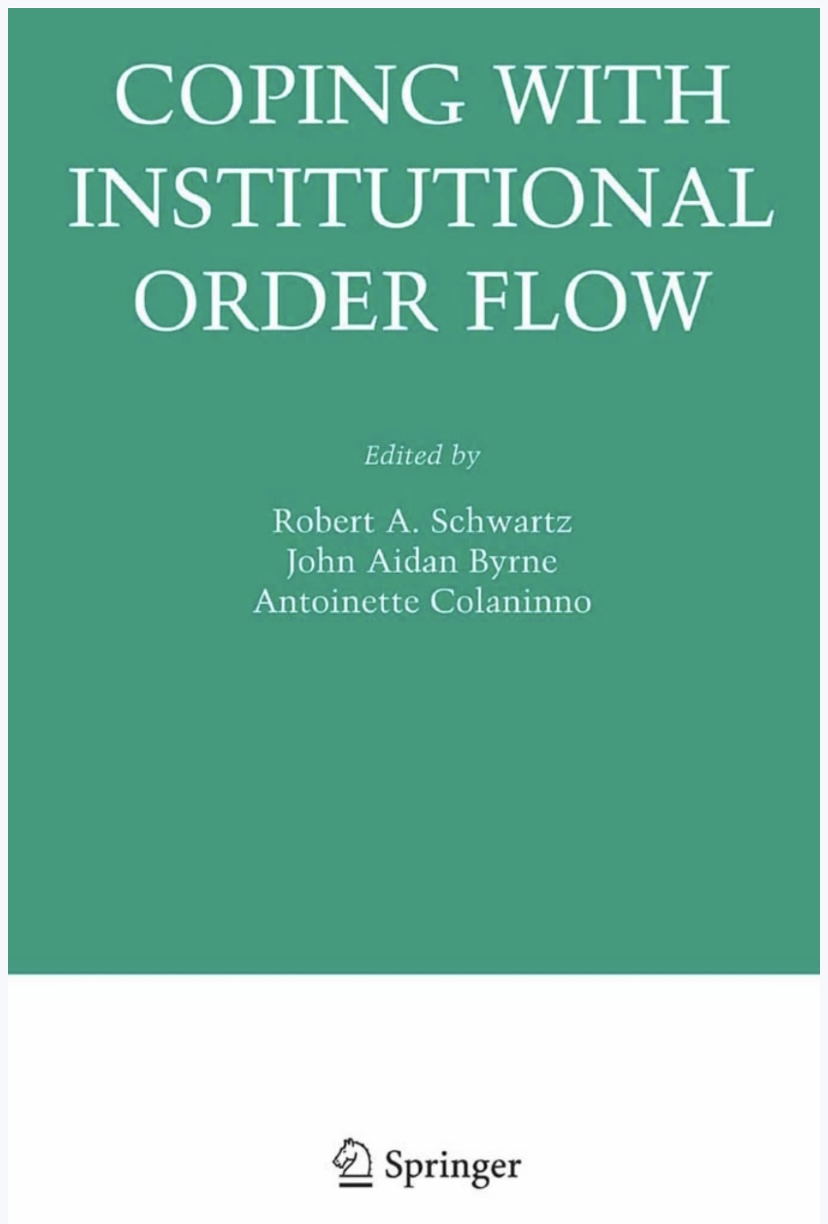 Coping With Institutional Order Flow (Zicklin School of Business Financial Markets Series)