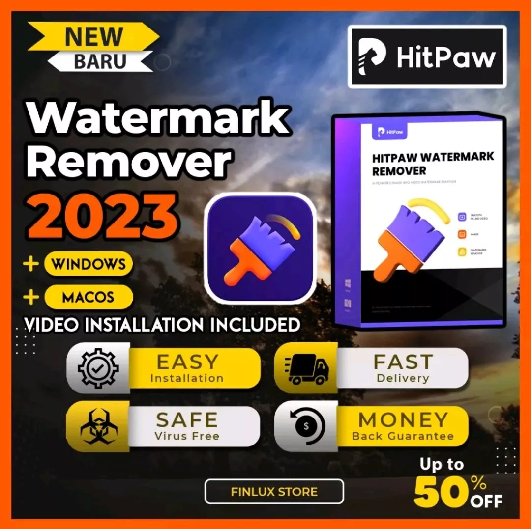 HitPaw Watermark Remover v2.3.0.8 Latest 2023 Lifetime For McOS