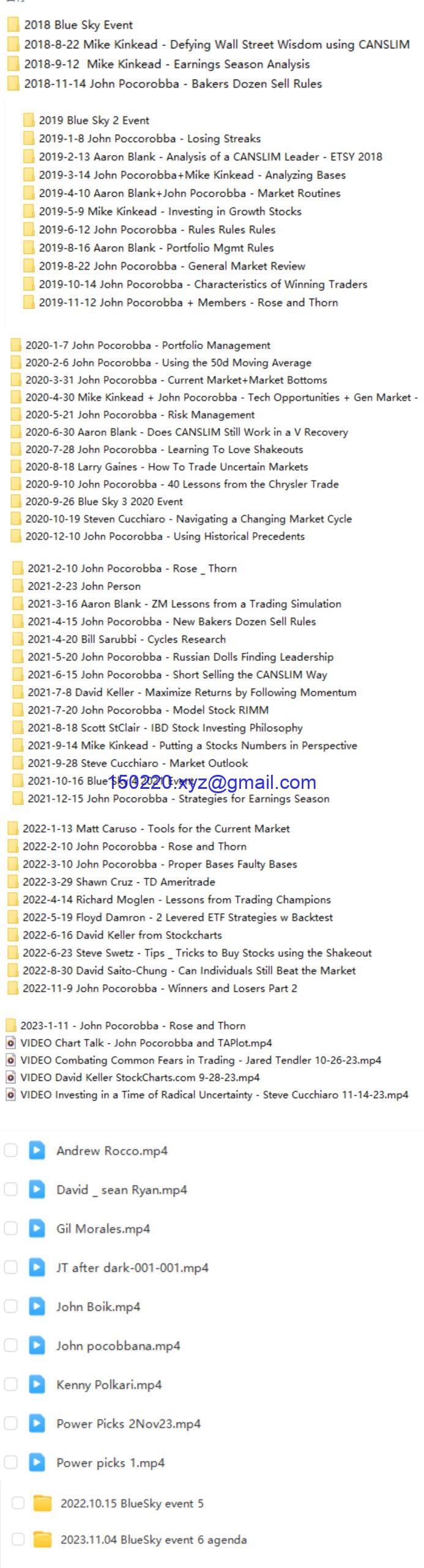 2018~2023 John Pocorobba Blue Sky1-6 PDFs Videos 26Gb+-TheTrendFollowing