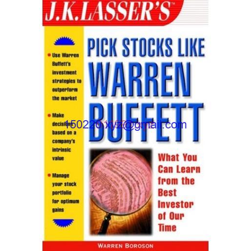 Pick Stocks Like Buffett By Warren Boroson