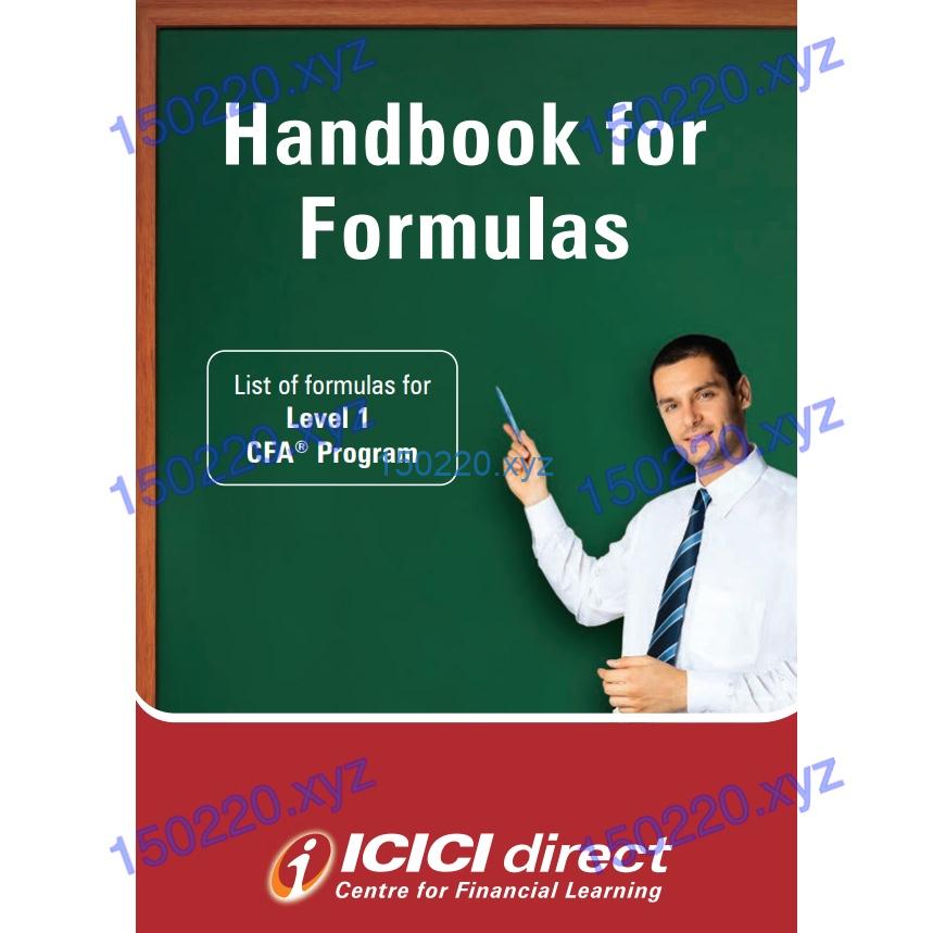 Handbook For Formulas CFA Level 1-TheTrendFollowing