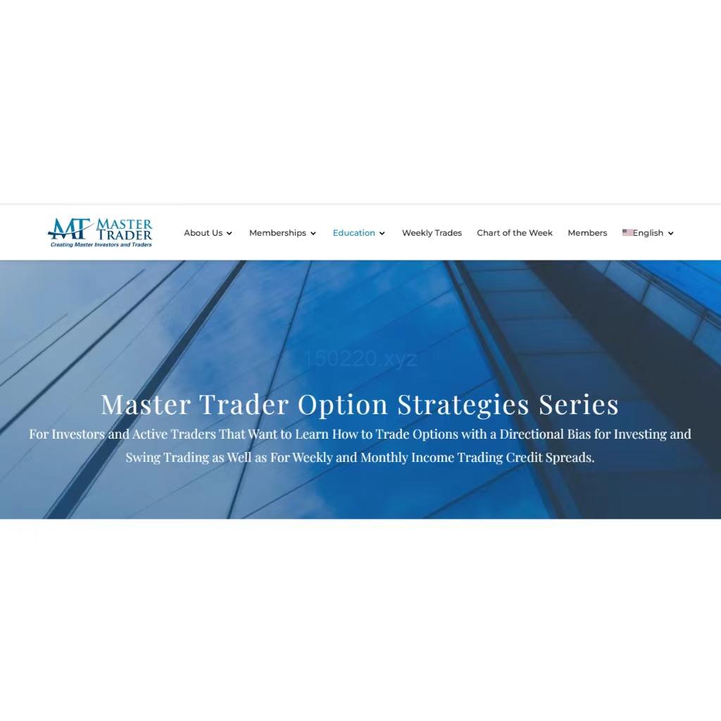 MasterTrader – Option Strategies Series for Investors and Active Traders-TheTrendFollowing