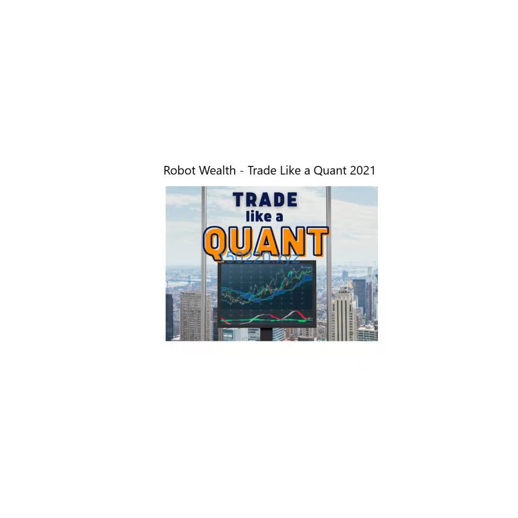 Robot Wealth – Trade Like A Quant 2021-TheTrendFollowing