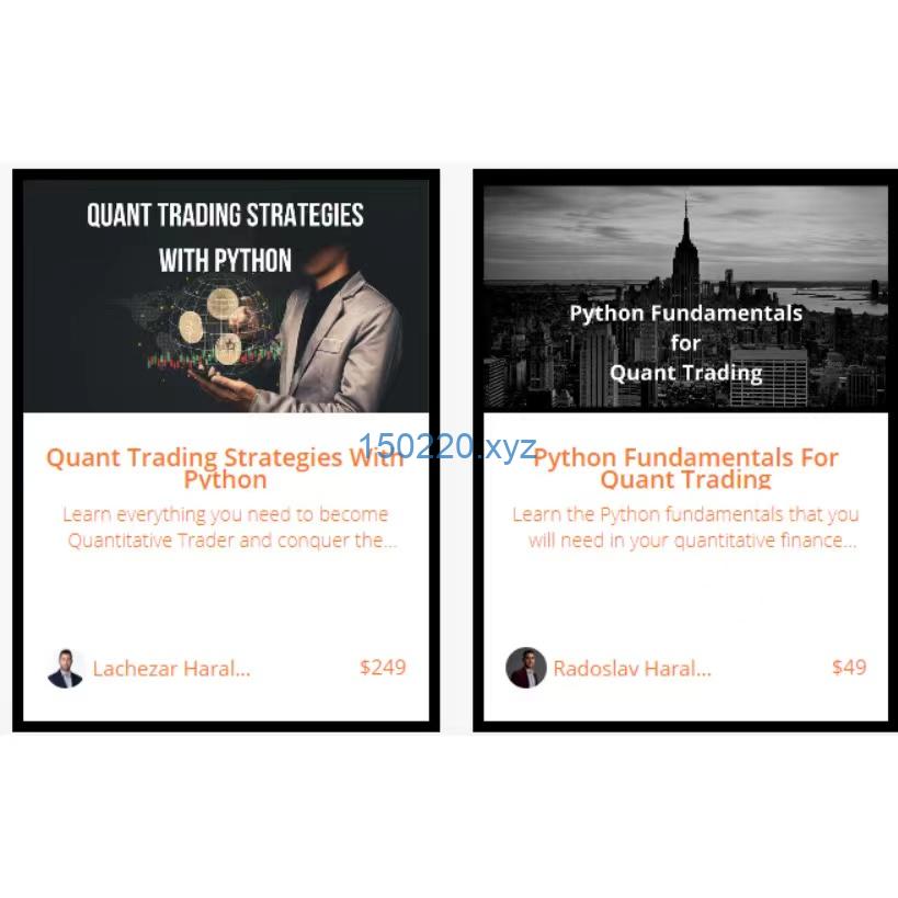 [2 Course Bundle] QuantFactory – Become A Quant Trader Bundle-TheTrendFollowing