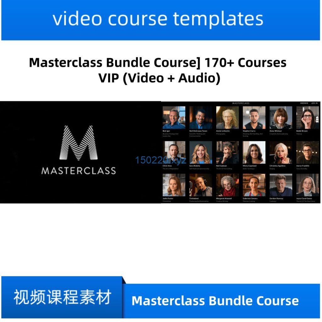 Masterclass Bundle Course 170+ Courses VIP-TheTrendFollowing