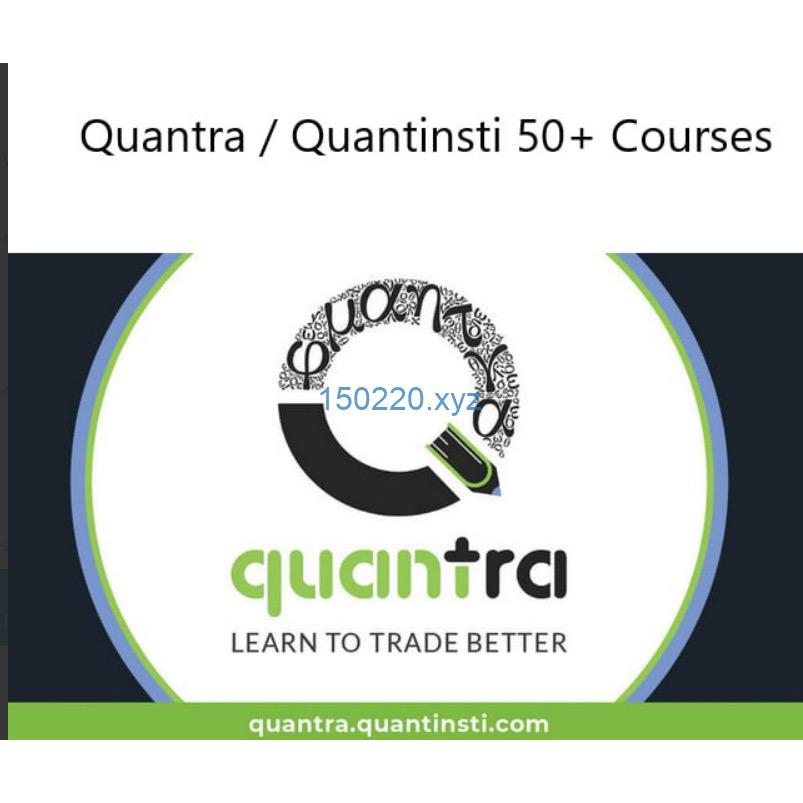 Quantra Quantinsti 50+ Courses (Include Live Sessions)