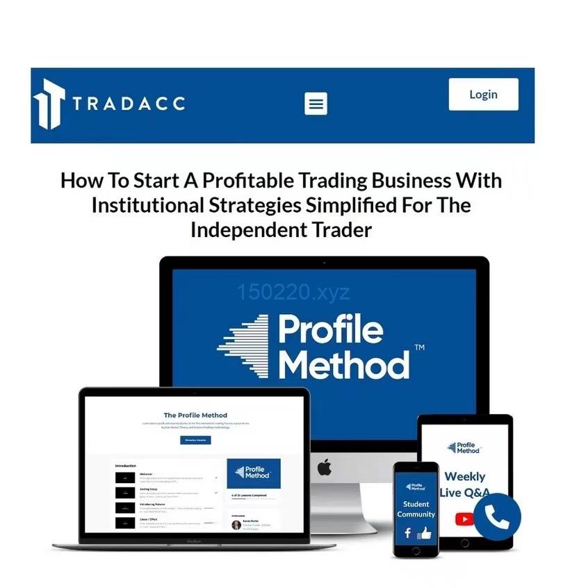 Tradacc – The Volume Profile Formula + Futures Masterclass and Rapid Setups Pack + S&P-TheTrendFollowing